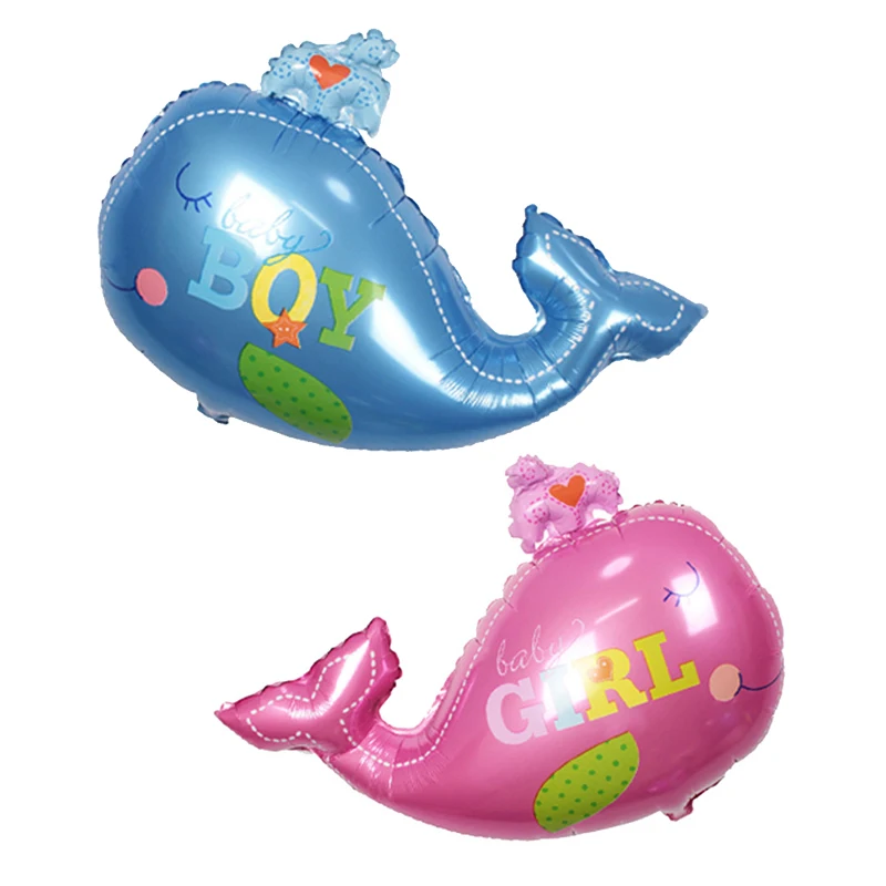 Воздушный шар с китами детский пол секретный для вечеринки воздушный из фольги