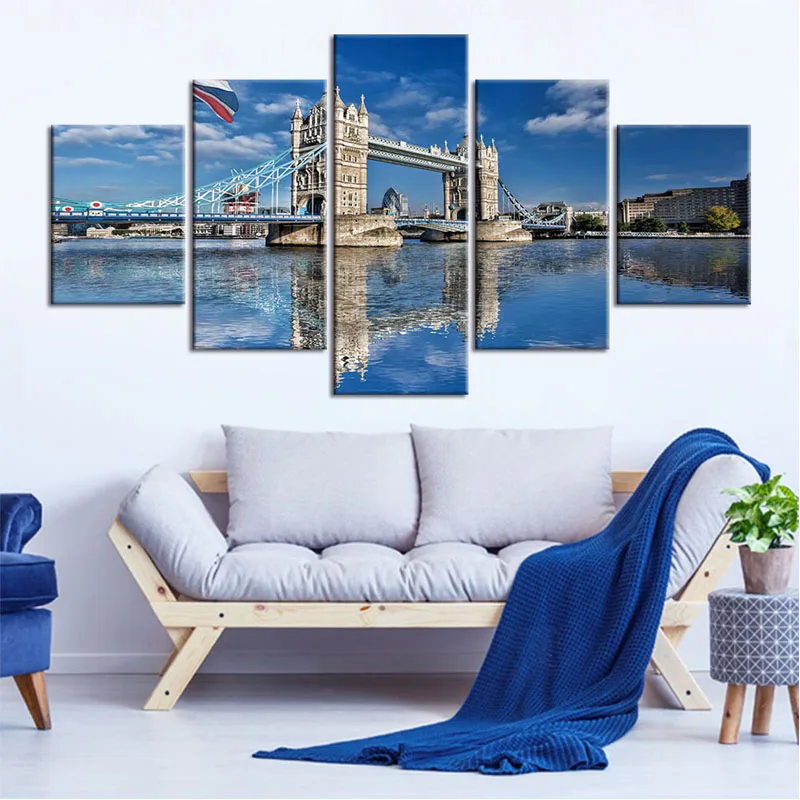 

5 шт. 5D Diy алмазная живопись мульти-картины Лондонский мост пейзаж Алмазная вышивка мозаичное искусство Вышивка стене StickerZP-4360