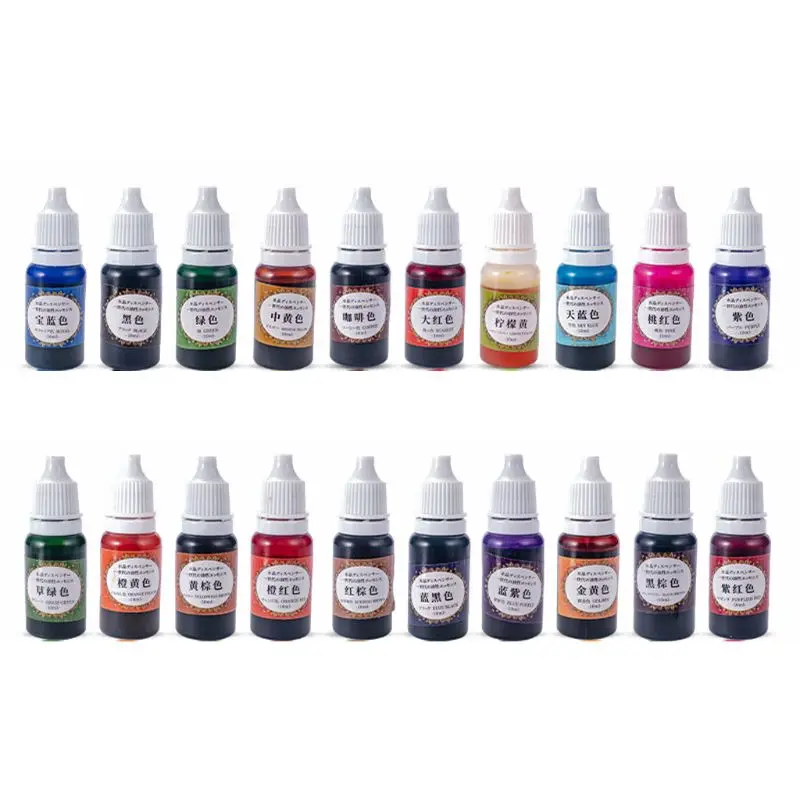 

20 Color Epoxy & UV Resin Pigment Universal Resin Dye Super Concentrated Translucent Epoxy Pigment Resin Colorant Crafts