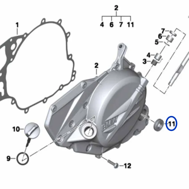 Уплотнение рычага ножного переключения для BMW F700 F800GS ADV F800R F800S F800ST F800GT F650GS (art.: 3920cd81cee40) - 3920cd81cee40