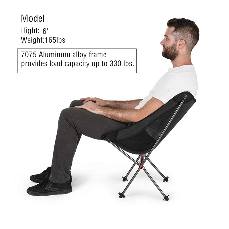 Online Kamp Sandalyeleri Ultralight Katlanır Kamp Sandalye Açık Kamp Için Taşınabilir Kompakt Plaj Seyahat Piknik Yürüyüş Hafif