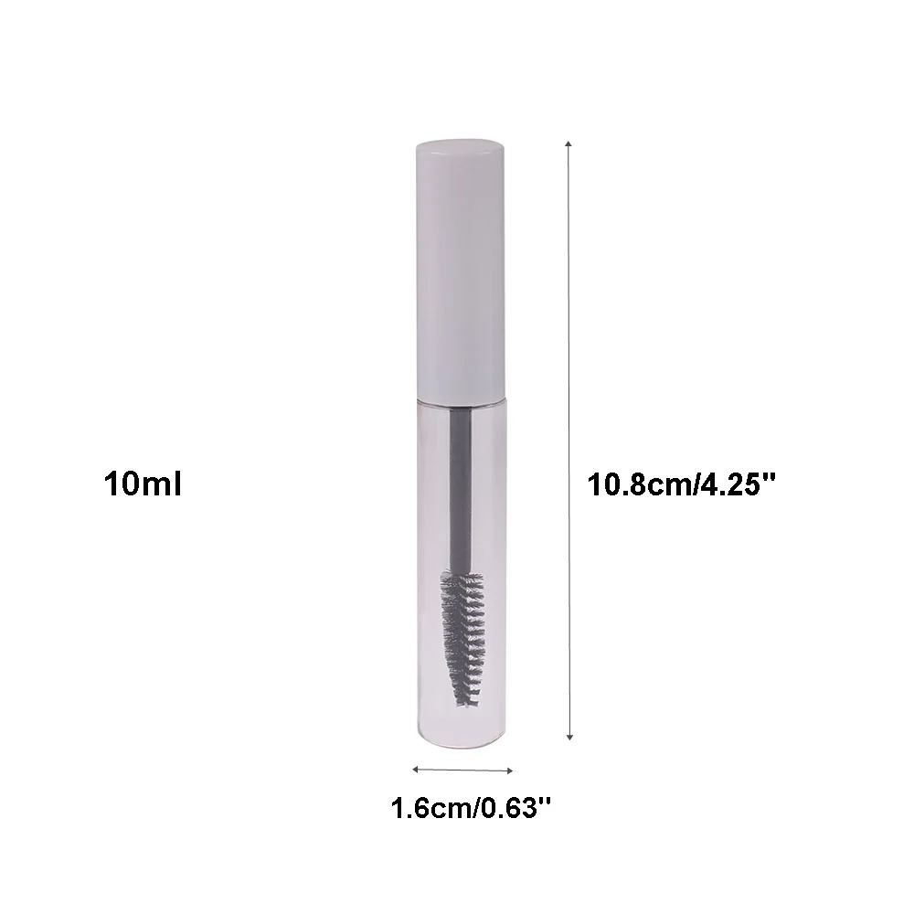 

5 Pcs 10mL Beauty Portable Empty Mascara Tube Eyelash Vial Liquid Bottle Container Refillable Bottles Makeup Accessories