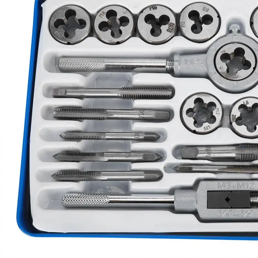 24 шт. набор резьбовых кранов и штампов|Метчик с резьбой| |