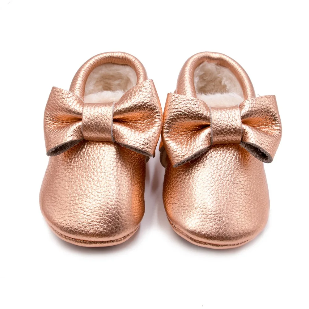 

2019 Winter Baby Boys Girls Keep Warm Shoes First Walkers Sneakers Kids Crib Infant Toddler Footwear Solid Boots Prewalkers