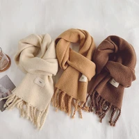 2021 new winter knitted scarf women men korean fashion wild long scarves female shawl soft warm pashmina thick wool scarf ladies