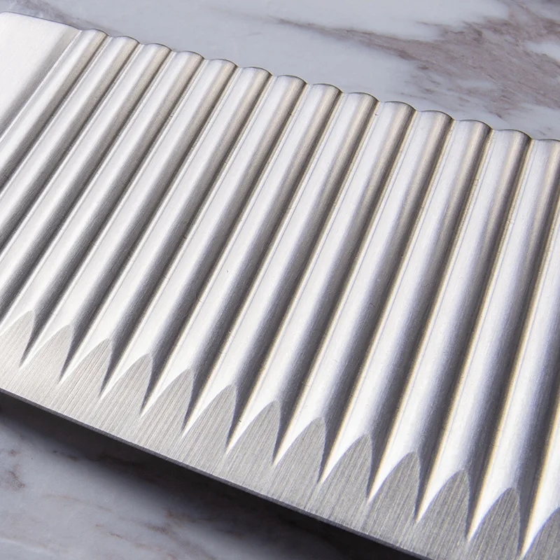 Нож для нарезки кухонный шеф повар с гофрированным лезвием картофельного мяса