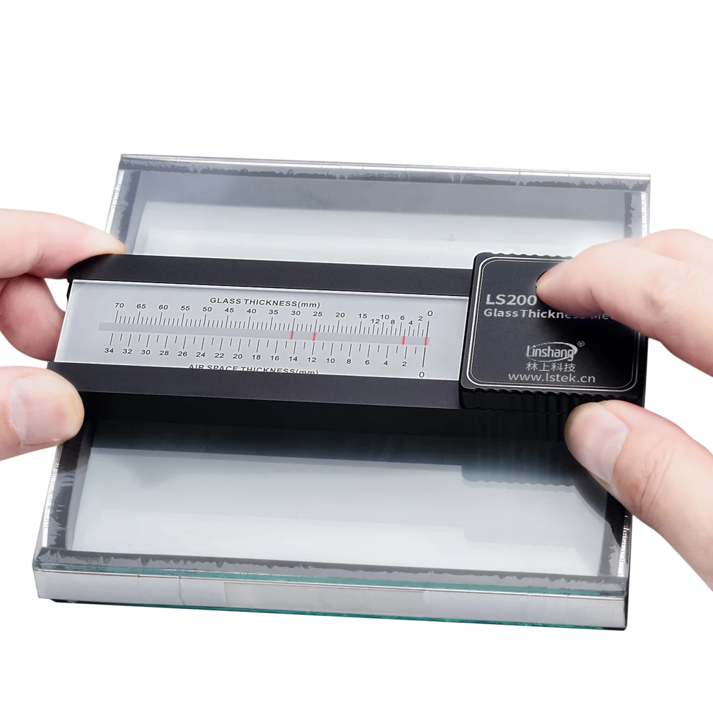 Лазерный измеритель толщины стекла Linshang LS200 с двойной тройной глазурью и