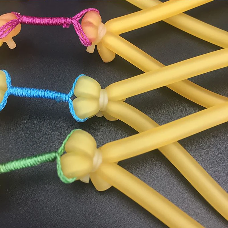 10 шт. уличная эластичная банджи Резиновая лента для рыбалки съемка Рогатка