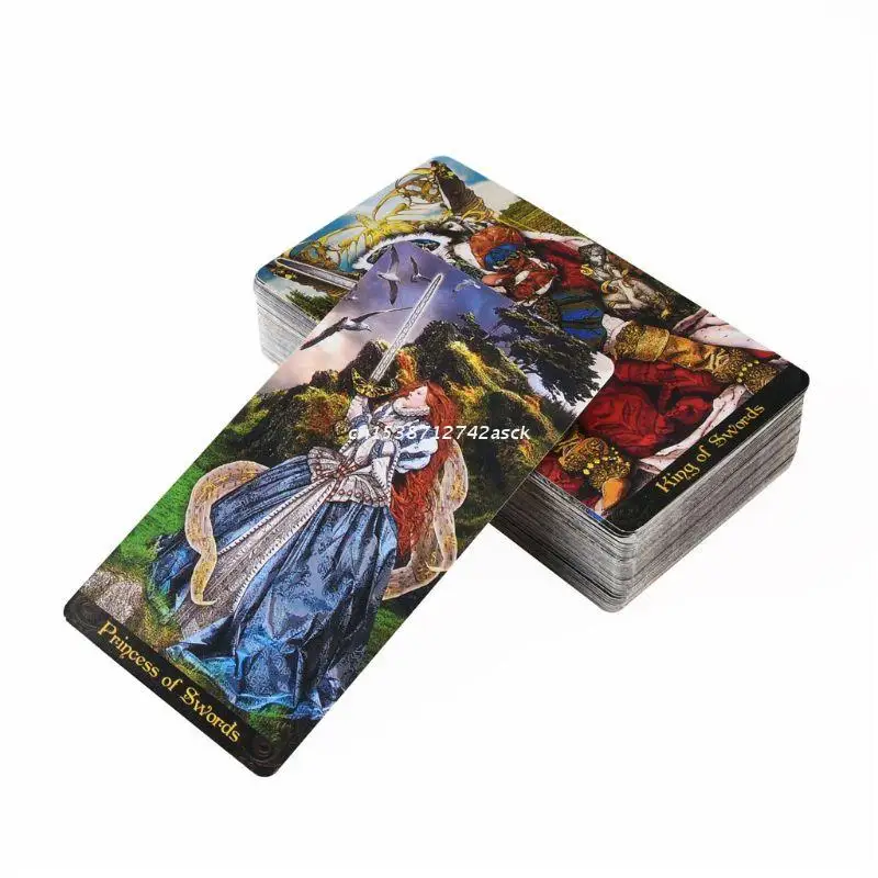 

Tarot Illuminati Kit 78 Cards Deck Divination Fate Family Party Board Game Toy Dropship