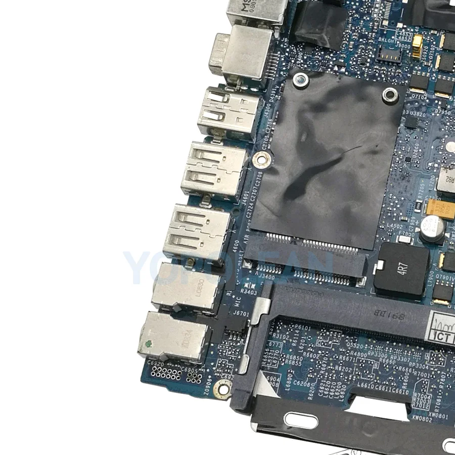 Протестированная материнская плата для Macbook 1" A1181 материнская плата cpu 2,4 GHz T8300 820-2279-A 661-4710 ранняя 2008