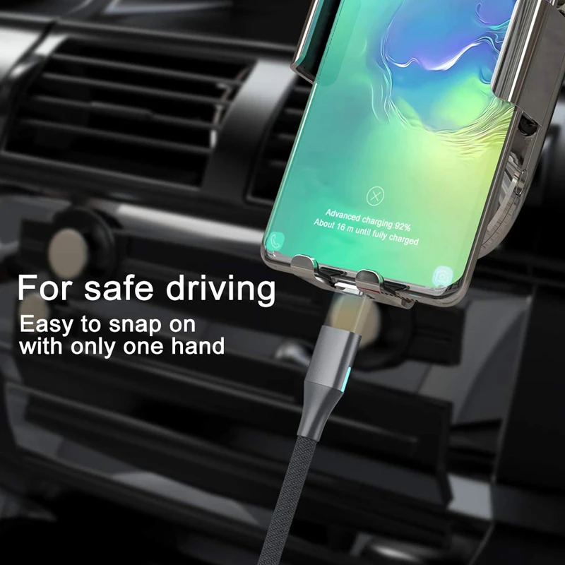 Магнитный USB кабель CANDYEIC 3A для быстрой зарядки iPhone 8 Plus 7Plus 6s 12 11Pro Max XS X XR зарядное