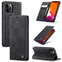 case for iphone 12 pro case luxury leather wallet phone credit card slot shockproof full protective flip cover for iphone 12 pro