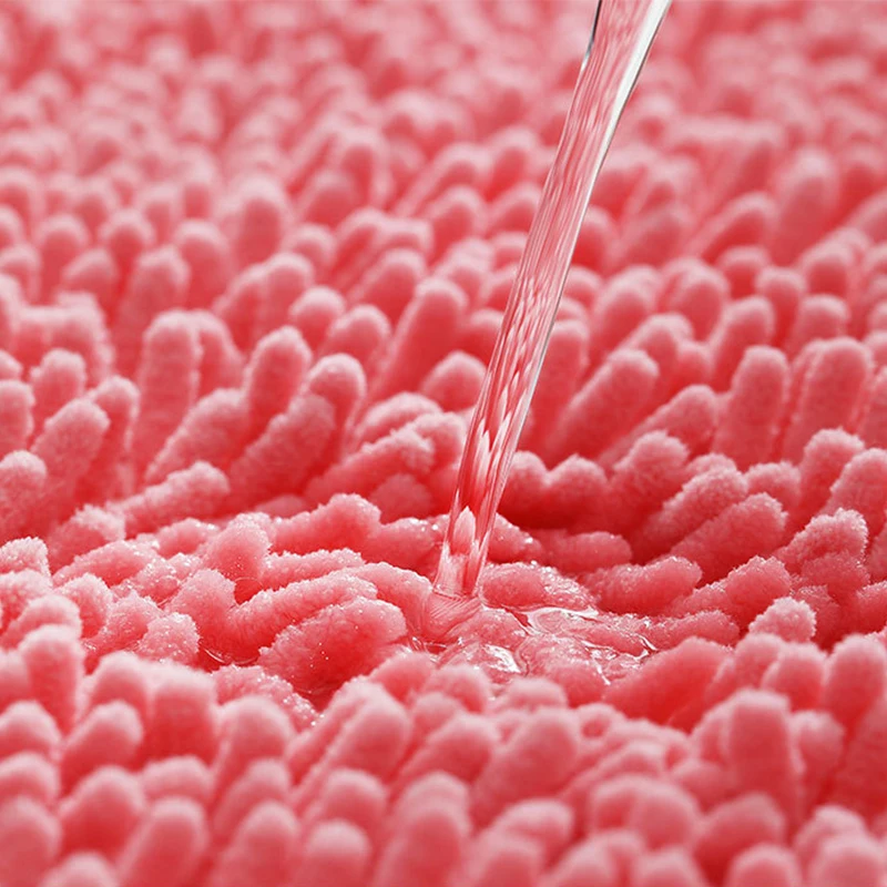 

1PC Coral Velvet Non-slip Bath Mats Cheap Doormat Thicken Carpet Mat for Kitchen Water Absorption Rug Pad Bathroom Floor Mats