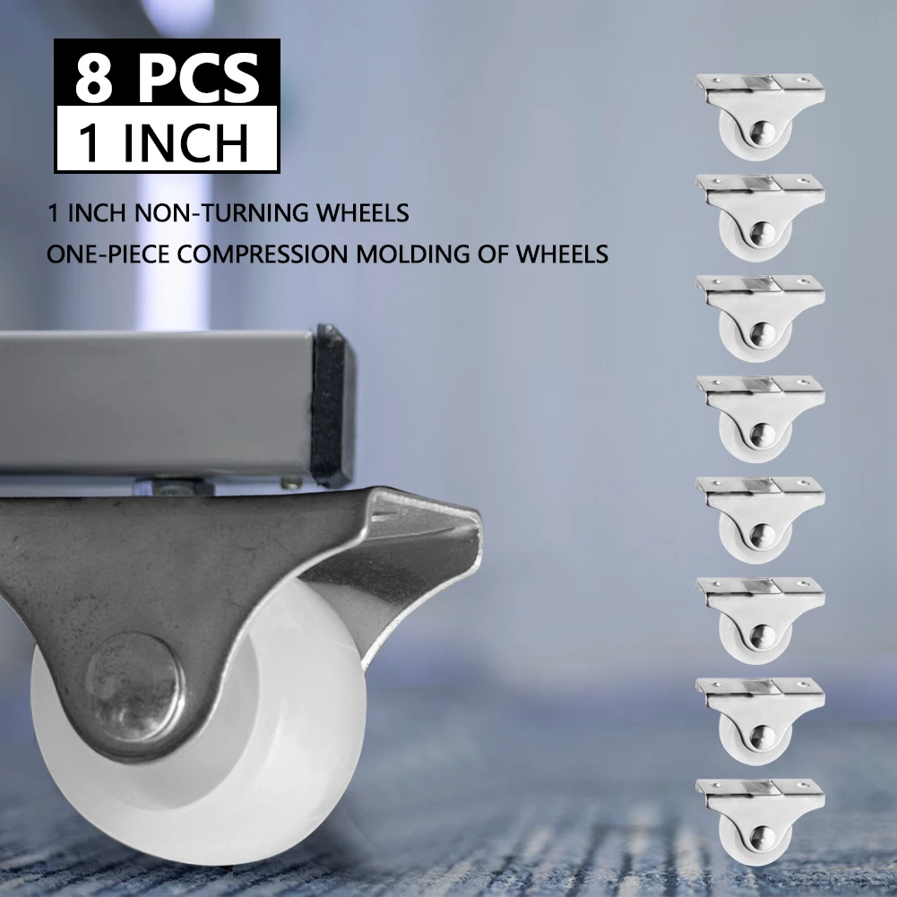 8 шт Мебельные ролики колесики направляющее колесо тележки для офисного стула