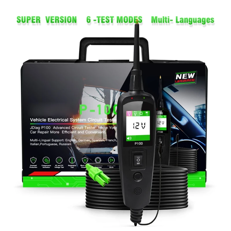 P100 Мощность Тесты зонд электрической цепи er автомобильный диагностический