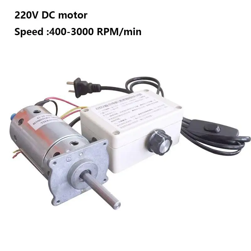 

220 В 3000 об/мин с вентилятором, регулируемая скорость, бесшумный двойной подшипник постоянного тока, постоянный ток, постоянный магнитный дви...