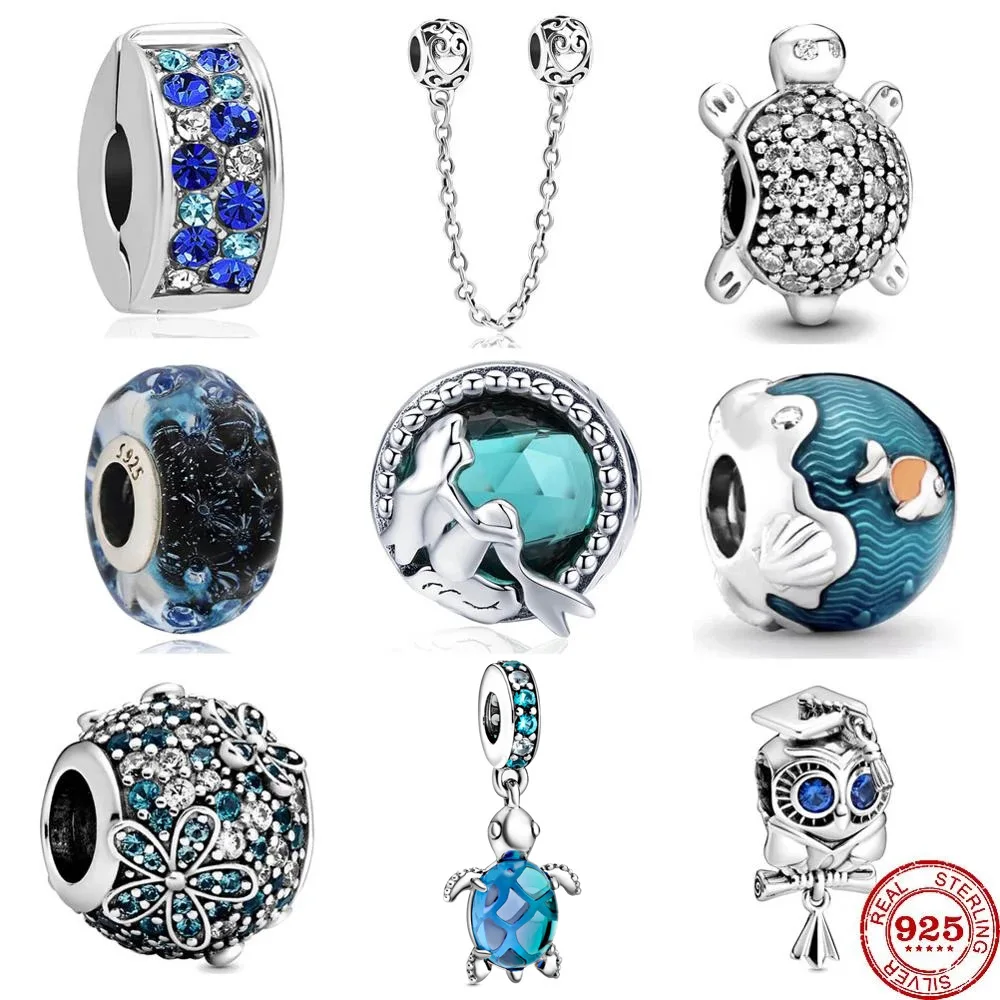 Женская серебряная подвеска в виде Русалочки для изготовления ювелирных изделий