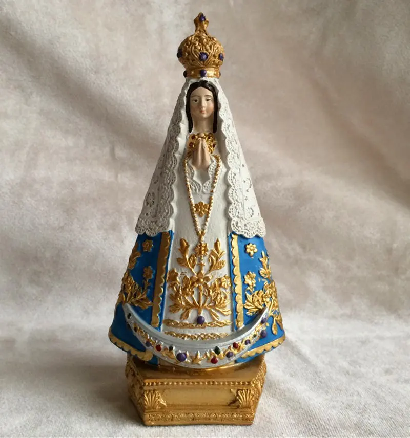 Горячая Распродажа ручная роспись OUR LADY OF SPAIN статуя творческие поделки из смолы