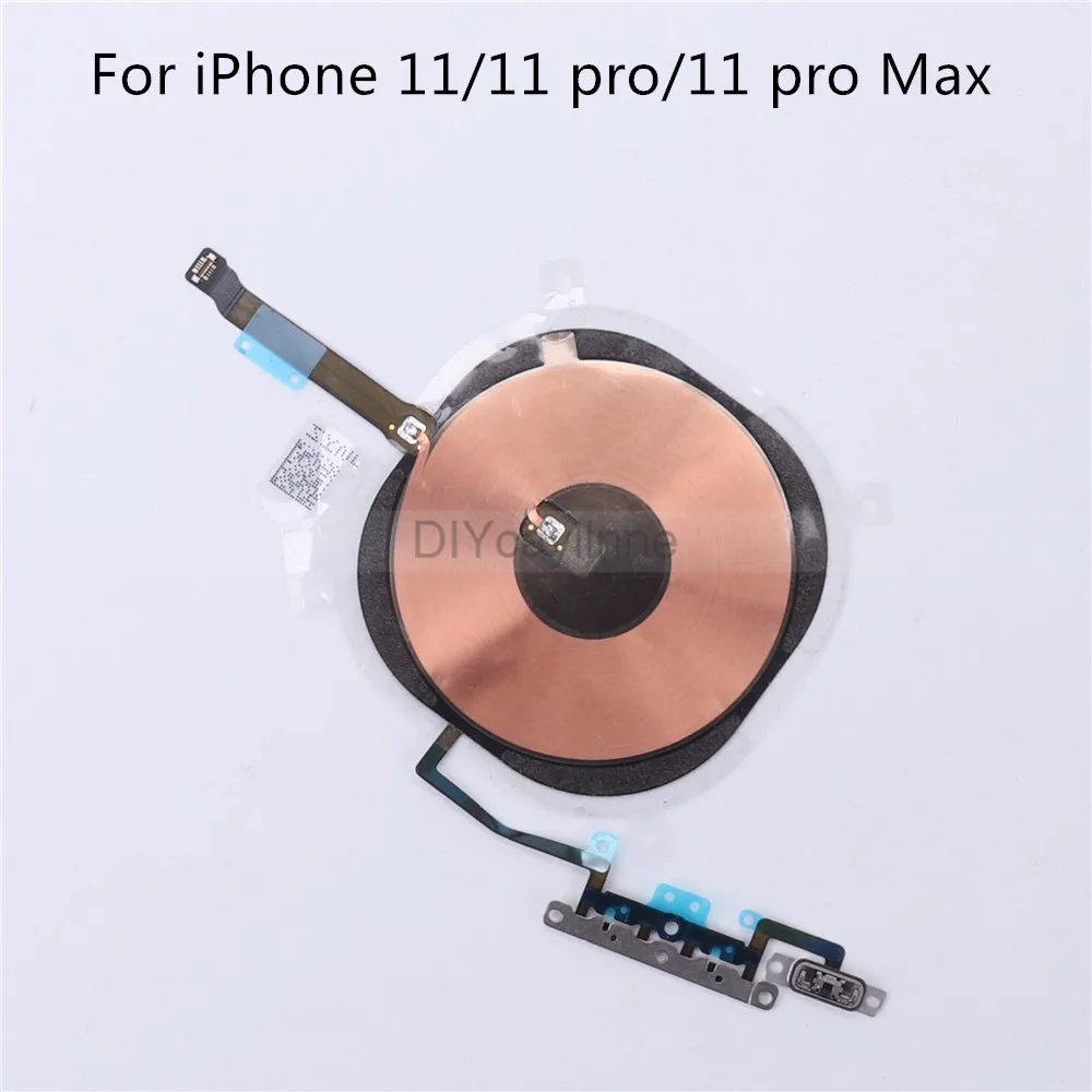 Новинка катушка для чипа беспроводной зарядки iPhone 11 Pro Max гибкий кабель с кнопкой