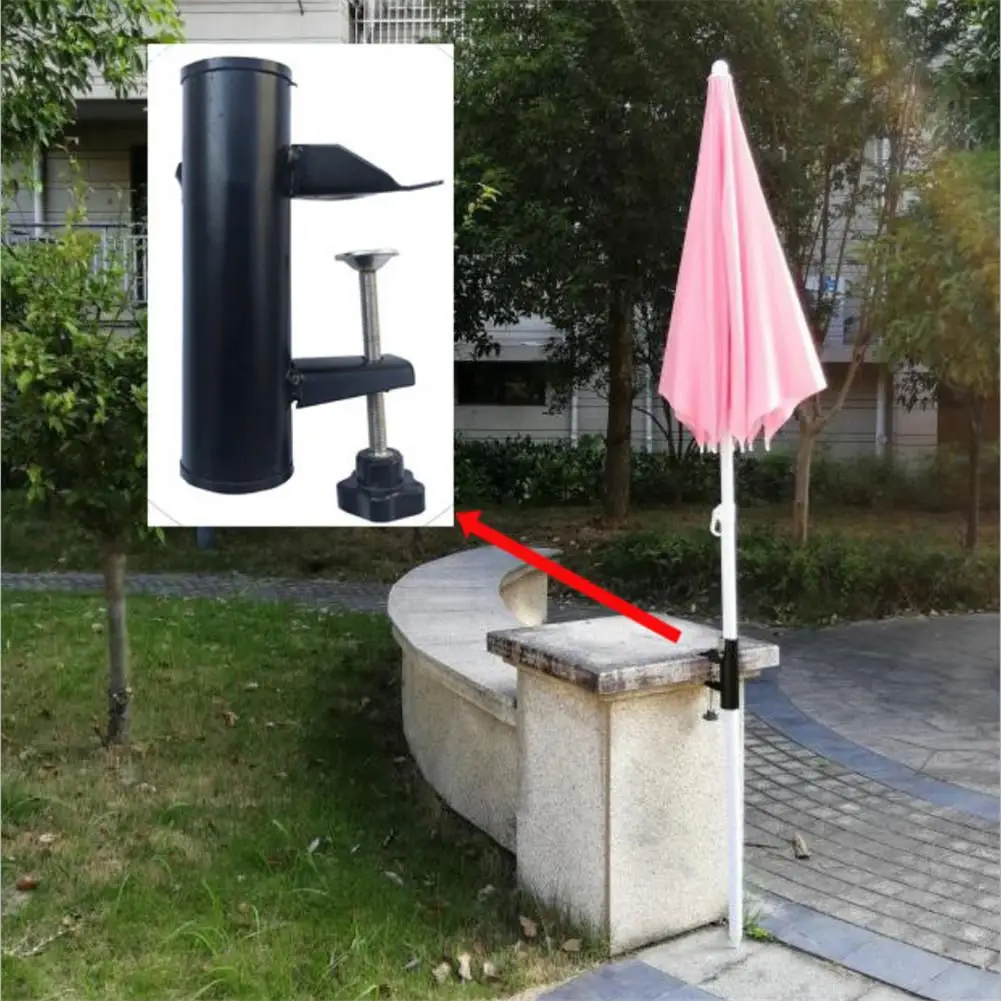 

Fixing Clip Patio Umbrella Parasol Bracket Holder Umbrella Stand Fixed Clip For Outdoor Patio Garden Courtyard Balcony Beach
