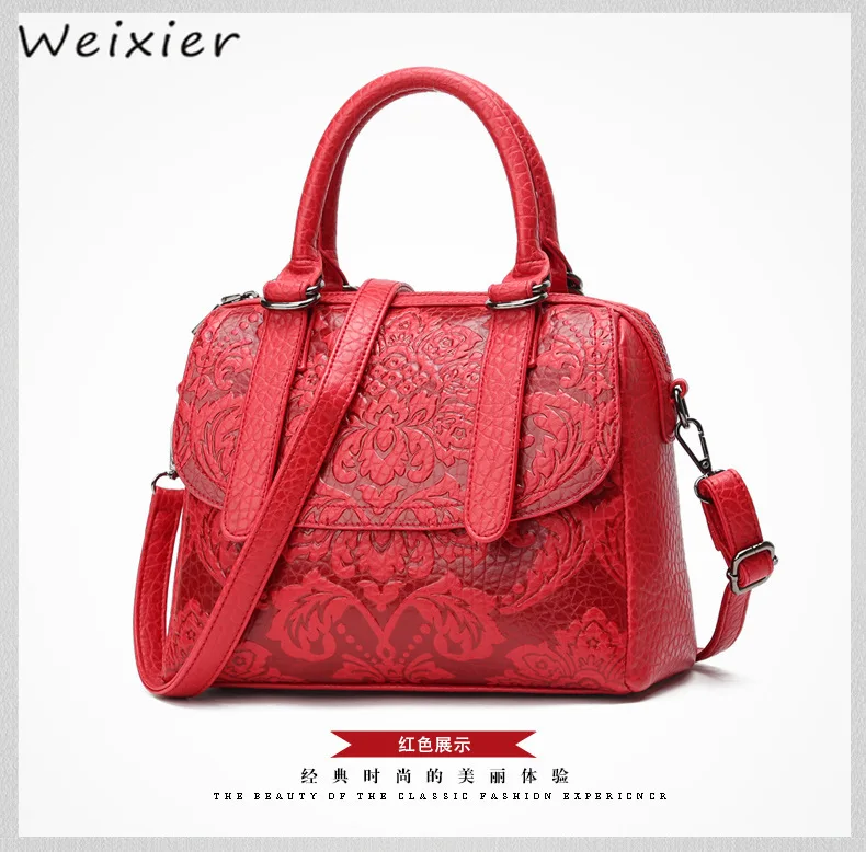 

WEIXIER 2019 New Square Solid Color Fashion Women Bag PU Leather Bag Women Chain Shoulder Bags Female Pouch LQ-81