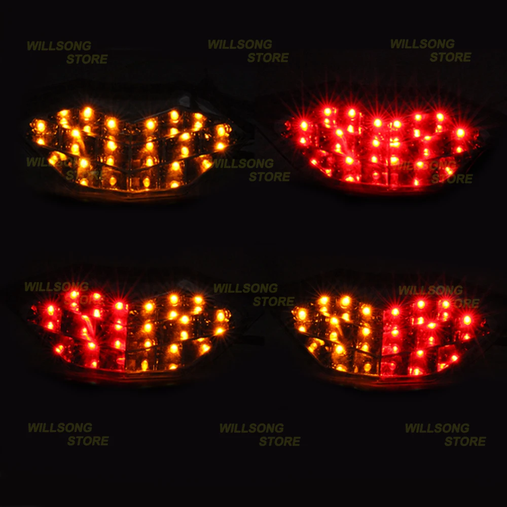 

Rear LED Tail Brake Light Blinker Turn Signal Integrated Lamp For KAWASAKI Z250 Z300 NINJA 250/300 Motorcycle Accessories Parts