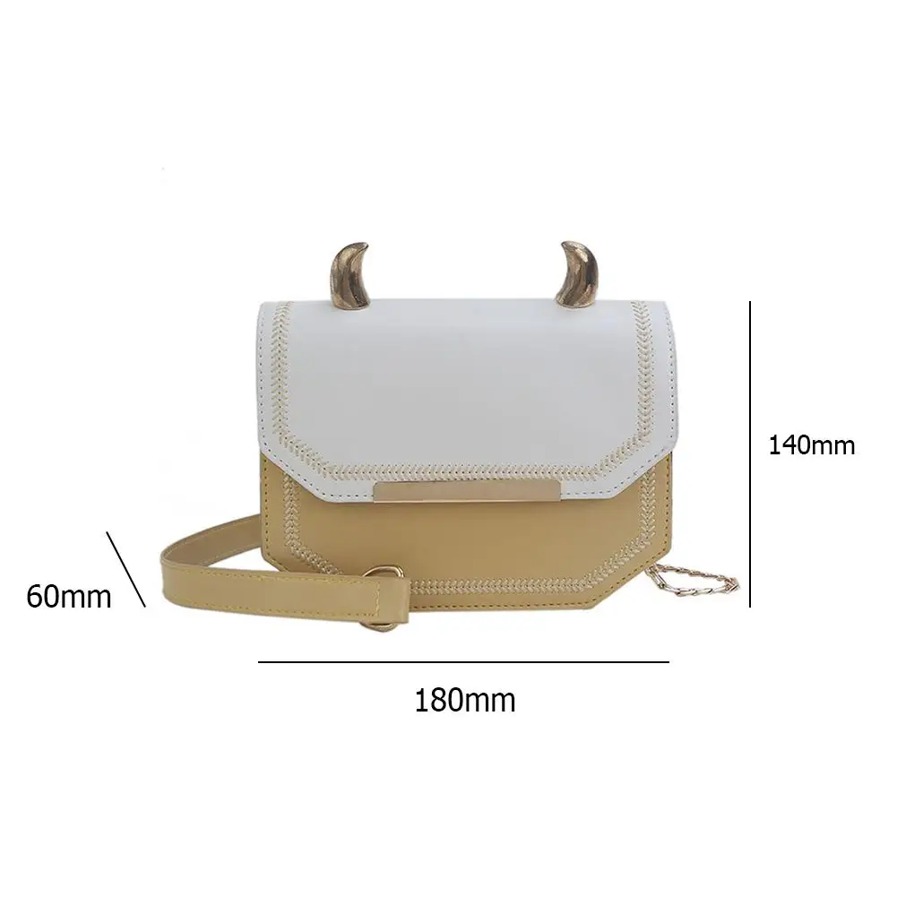 

Hot Sale Handbags Hit Color Women Messenger Shoulder Bag Leather Flap Small Casual Crossbody Bags Leisure Daily Shopping