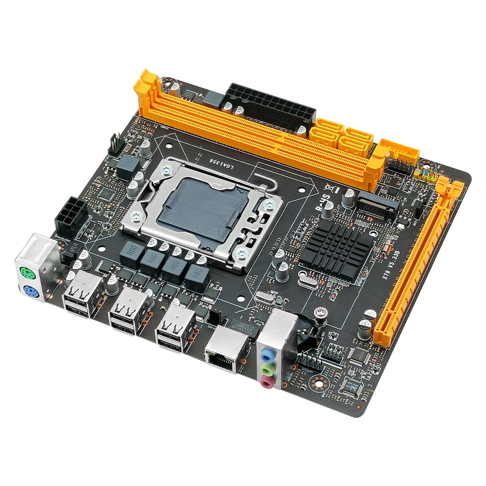 machinist x79 motherboard set kit lga 1356 with xeon e5 2420 v2 processor ddr3 ecc 16gb28gbram memory mini dtx x79 5 33b free global shipping
