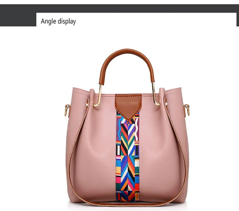 Fashion Women's Handbags 4 Pcs/set Composite Bags Handbag Women Shoulder Bags Female Totes Large Capacity Women's Crossbody Bags