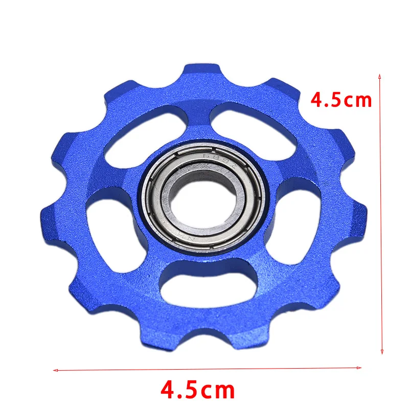 

1Pc Ultralight Aluminum Alloy Bike Bearing Jockey Wheel Rear Derailleur Pulleys Bicycle parts Mountain bike related multicolor
