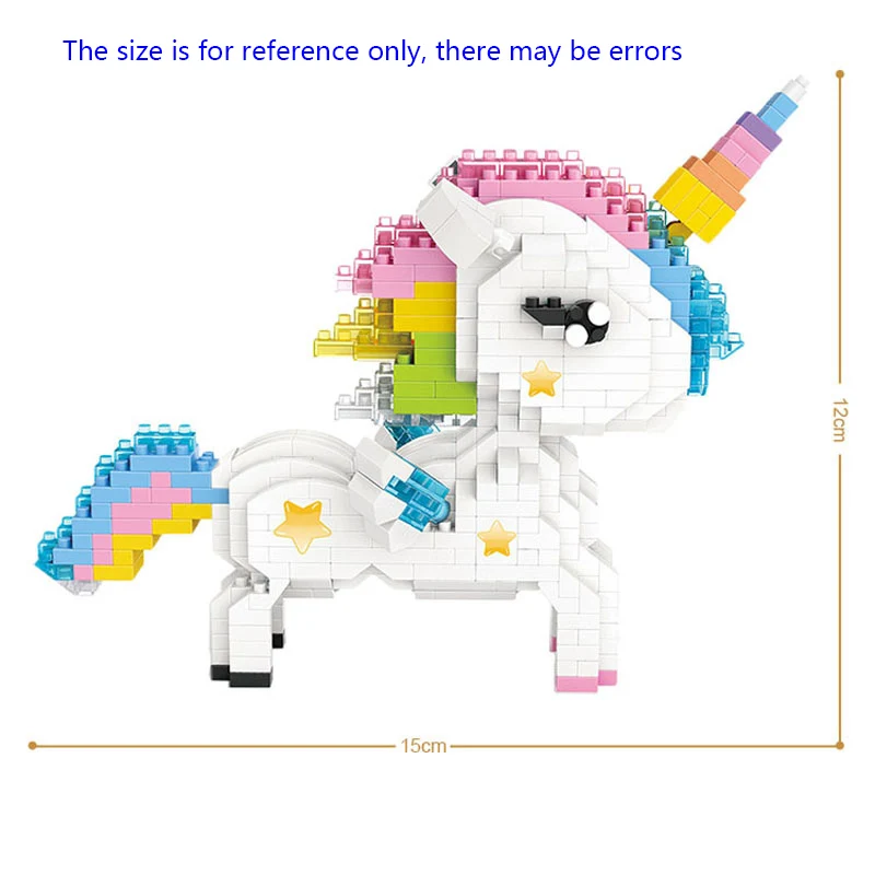 Loz Алмазный Мини конструктор сделай сам 3D Строительные блоки розовые фигурки