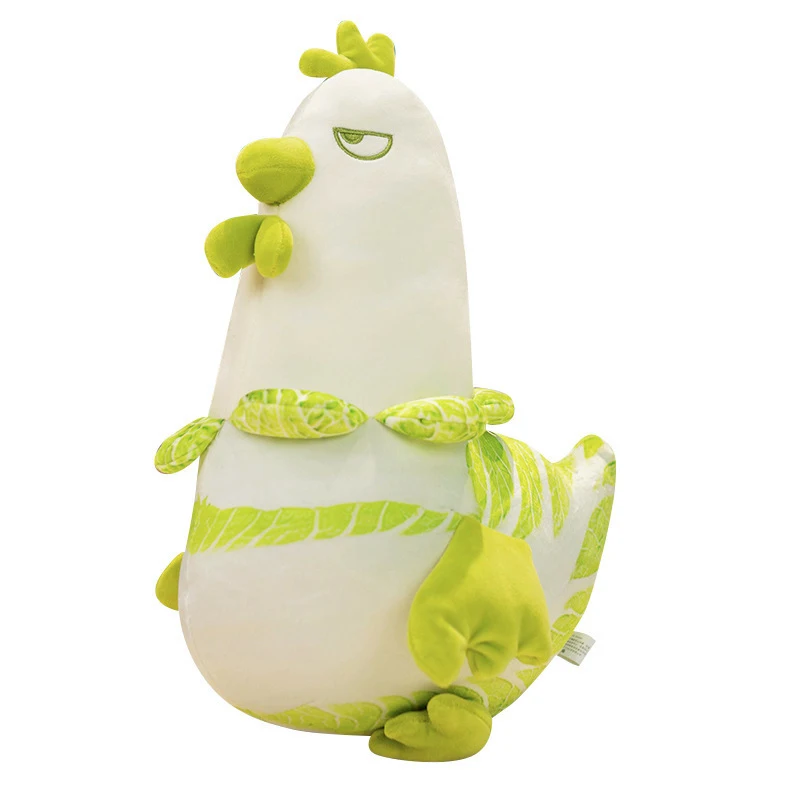 

Cute Plush Vegetable Chicken Doll Cartoon Stuffed Toy Super Soft Pillow Great Birthday Gifts For ChildrenFor Home Decoration