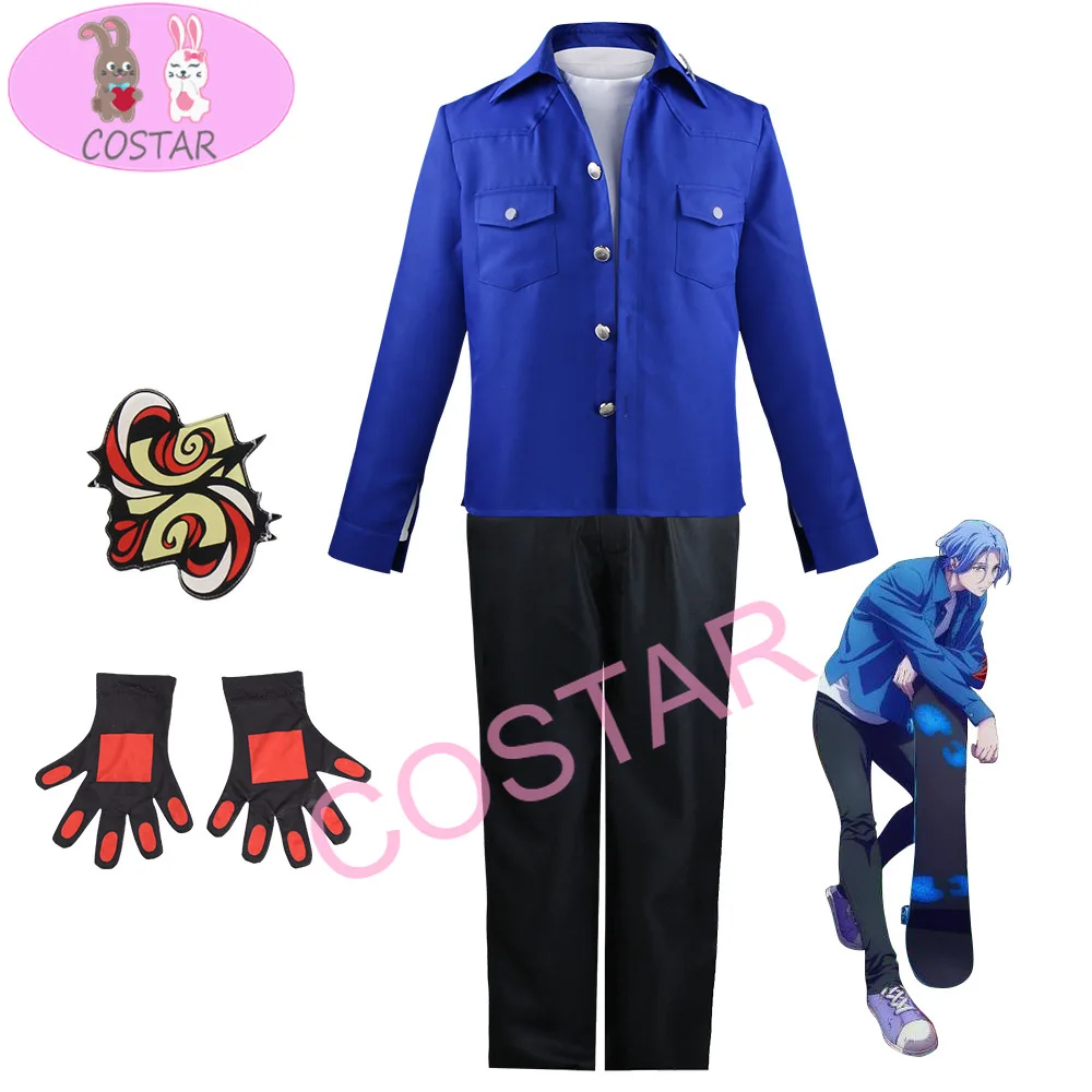 

Костюм для косплея COSTAR Anime SK8 Snow Langa Hasegawa, полный комплект, мужской костюм для мальчика
