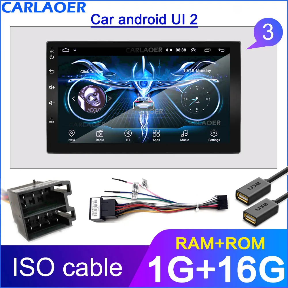 2 din автомагнитола gps android мультимедиа 2din автомобильный видео плеер gps wifi для TOYOTA Nissan Toyota hyundai Polo автомобиль Volkswagen Kia Ford