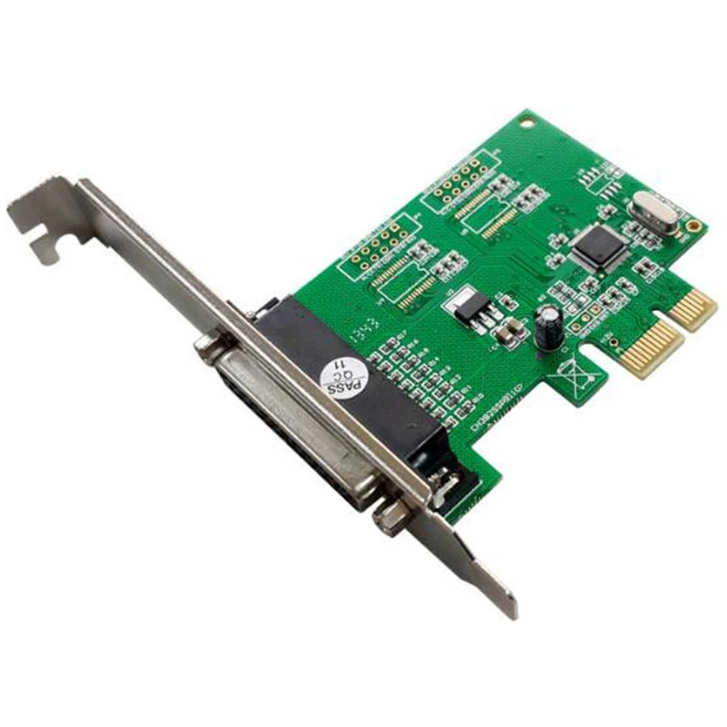 1 порт Параллельный PCIe X1 карта PCI Express DB25 принтер LPT Расширение адаптер Поддержка