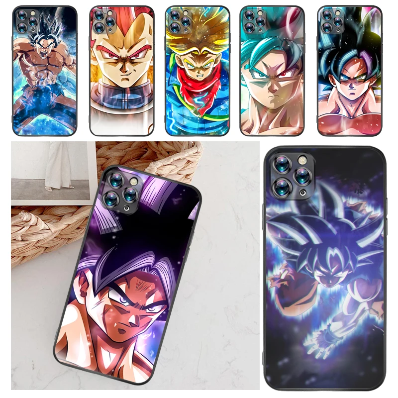 

Anime Dragon Figure Super Warrior Color Painting Phone Case For iPhone XS MAX XR X Coque Soft TPU Funda Carcasa Cases