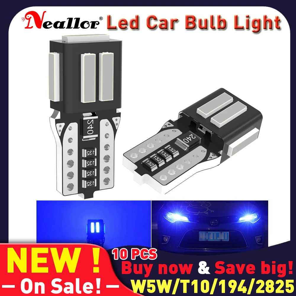 

T10 W5w Led Canbus 2821 парковка лампочки на автомобиль Купол Карта багажник автомобиля номерной знак лампы диодные бортовой светильник Интерьер для...