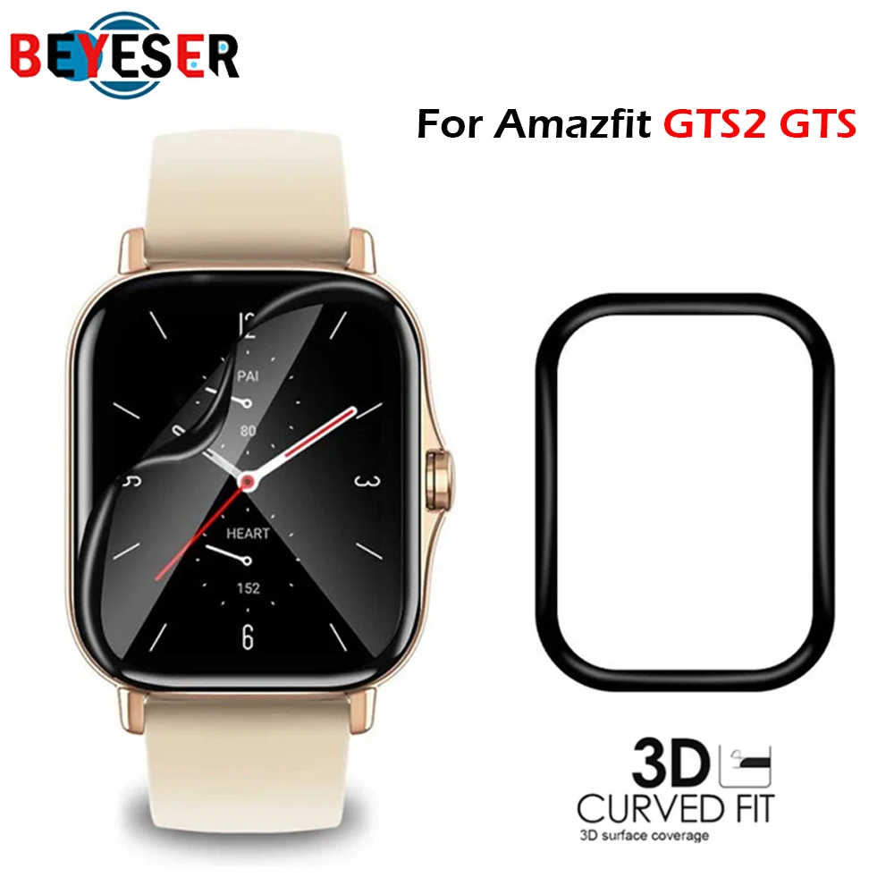 

Protective Film for Amazfit GTS 2 Full Cover 3D Curved Composite Flexible Screen Protector for Xiaomi Amazfit GTS Smart Watch