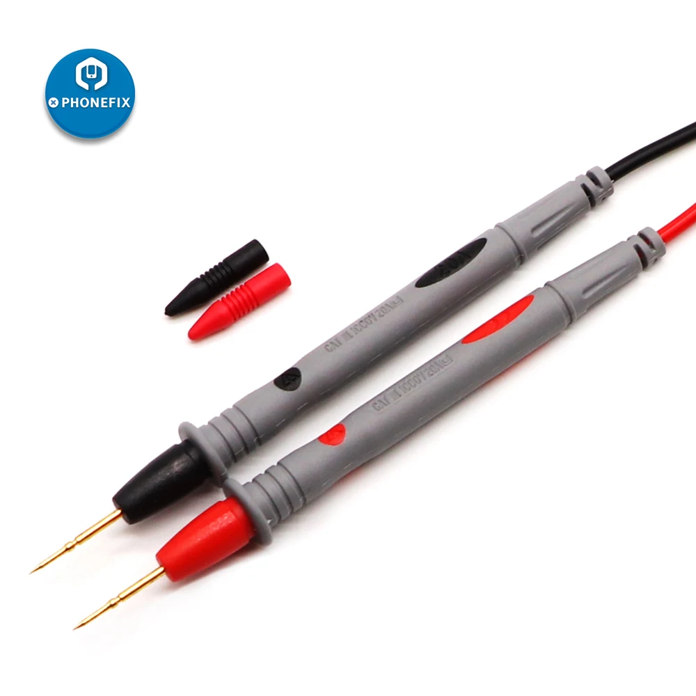 Probe Test Leads Pin Silicone wire Pen for Digital Multimeter Meter Needle Tip Multi Cable Tester 20A 10A Superfine | Инструменты