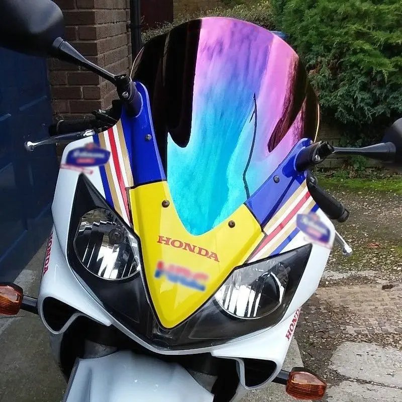 Ветра Экран для 2001 2002 2003 2004 2005 2006 2007 Honda CBR600F F4i CBR600F4i CBR 600 F 4i ветер Экран дефлекторы лобового стекла