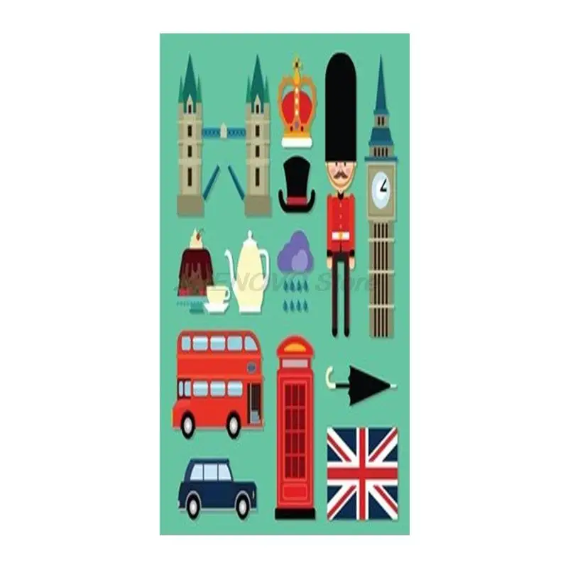 

Nette Union Jack Flagge Britische Bus Strand Reise Handtücher Kinder Christms London Doppel Decker Bad Handtücher Mikrofaser Big