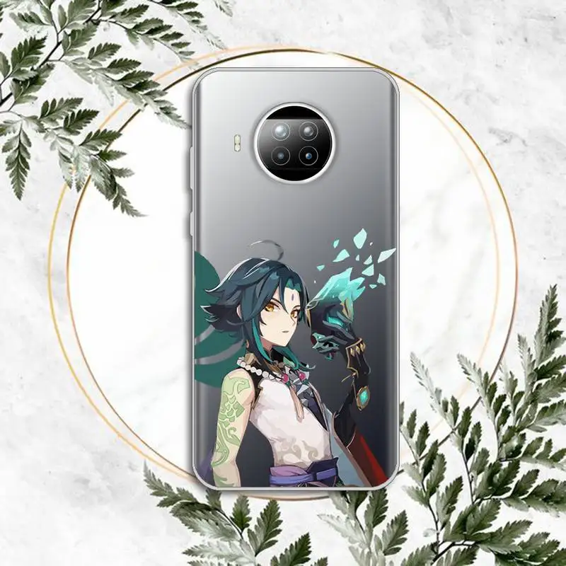 

Genshin impact Fashion design Phone Case Transparent for Xiaomi Redmi note 10 t 8 9 pro lite 11