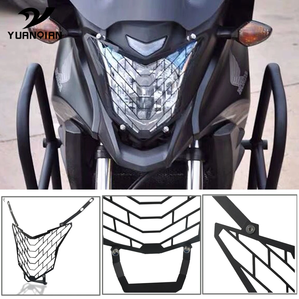 CB500 X аксессуары для мотоциклов защитная крышка фар Защитная гриля HONDA CB500X CB 500 500X