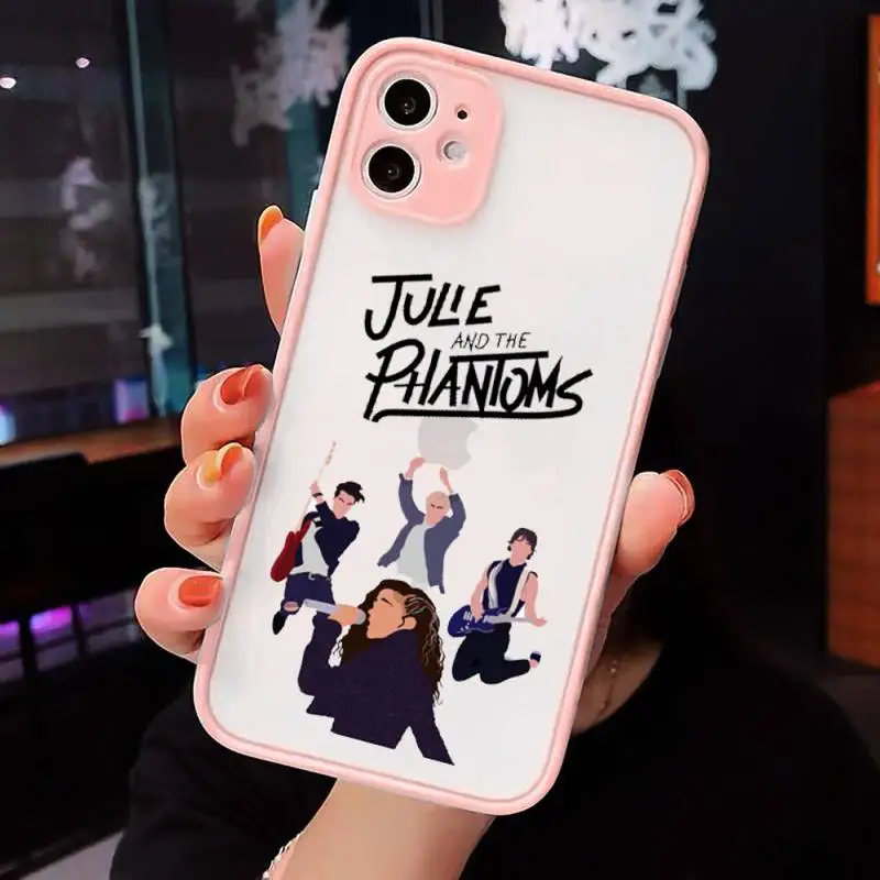 

American TV Julie and the Phantoms Phone Cases Matte Transparent for iPhone 7 8 11 12 s mini pro X XS XR MAX Plus cover funda