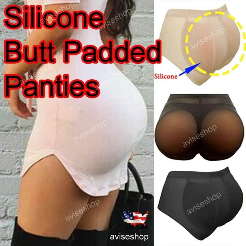 

Silicone Butt Pads buttock Enhancer body Shaper Brief Panty Tummy Control