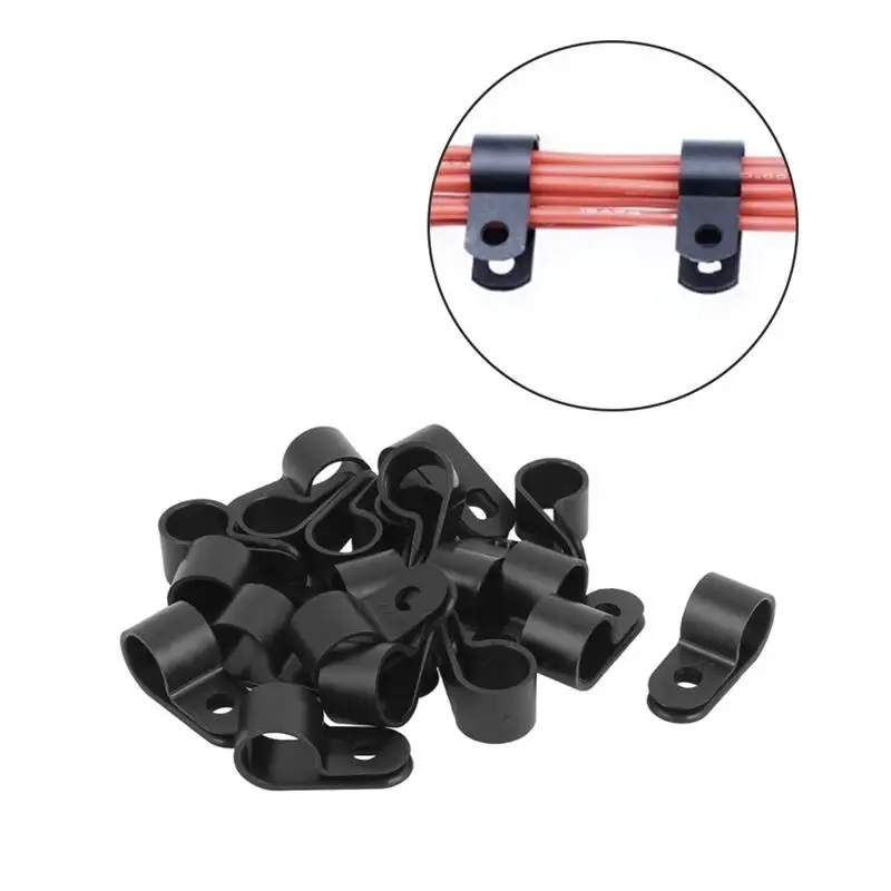 

100 шт., зажим-органайзер для телефонных кабелей