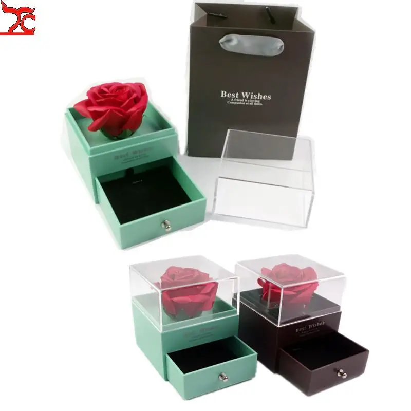 

Multi-Functional Gift Boxes Luxury Box for Jewellery Necklace Pendant Ring Displaying Case Home Decorate Birthday Party Presents