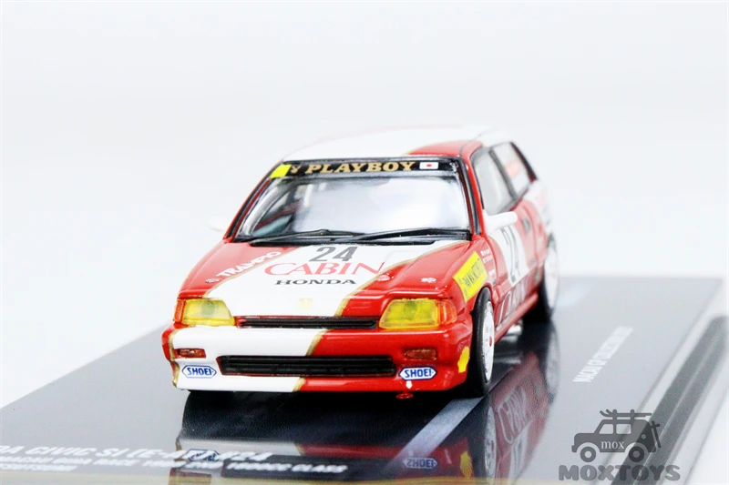 INNO 1:64 HONDA CIVIC Si E-AT #24 cabina Macau Guia Race 1988 2nd 1600cc Clase de coche fundido a presi&oacute;n-2