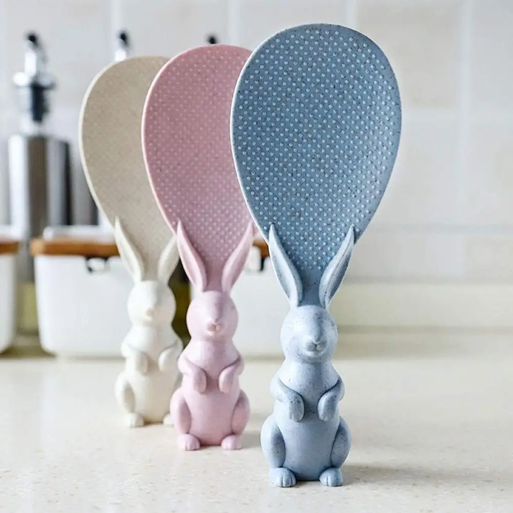 Ложка для риса креативная кухонная утварь не липкая из пшеничной соломы