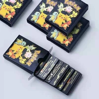 27 54pcsset pokemon cards metal gold vmax gx energy card charizard pikachu rare collection battle trainer card kid toy gift